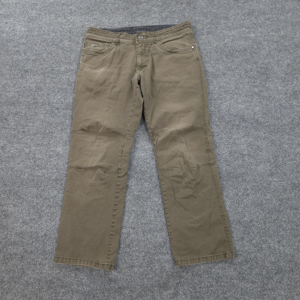 Kuhl Pants Mens 36x29 Brown‎ Kanvus Jean Stretch Canvas Hiking Camp Outdoors